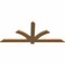 Ekena Millwork Redmond Smooth Timber Gable Bracket, Western Red Cedar, 60"W x 25"H x 1 1/2"D x 3 1/2"F, 10/12 Pitch GBW060X25X0204RED00SWR - alternate 3